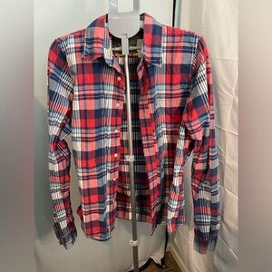 Hollister Men’s‎ Plaid Button Down Shirt, XL